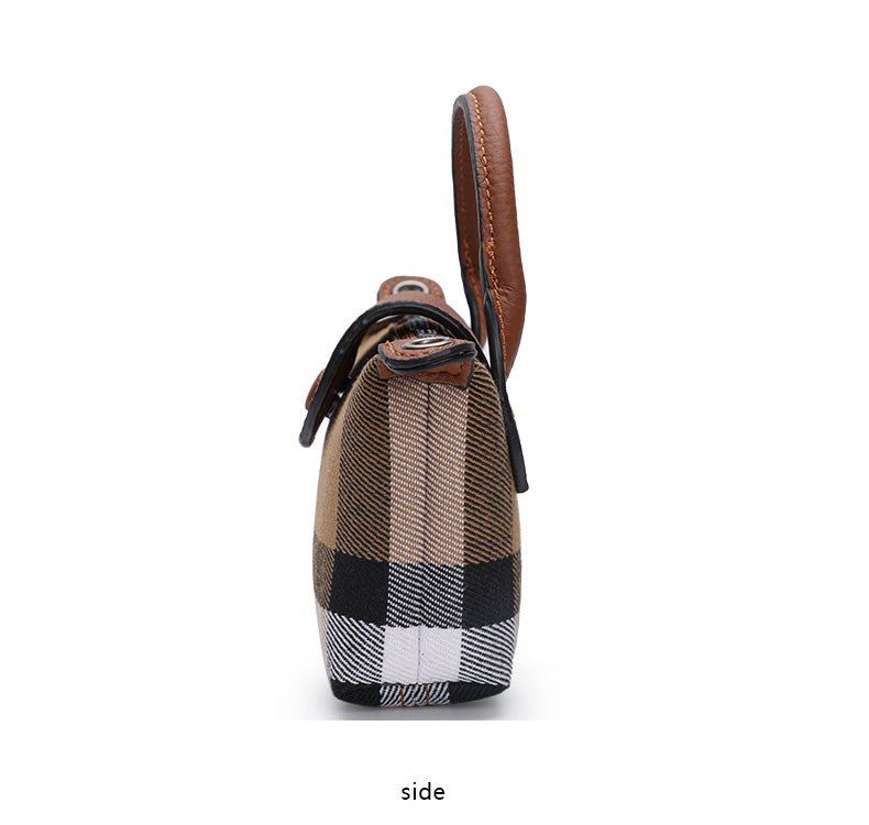 Statement Genuine Leather Crossbody Bag