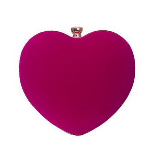 Velvet Evening Clutch with Signature Detail
