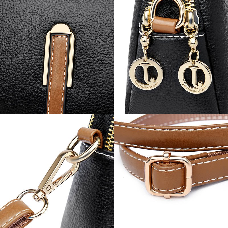 Contemporary Genuine Leather Shoulder Bag