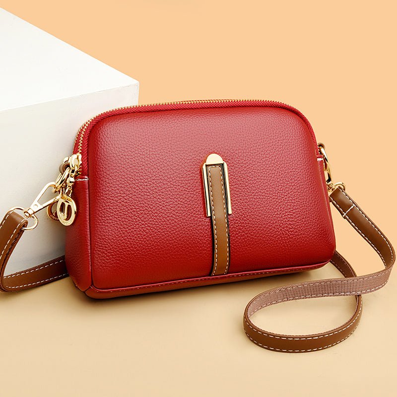 Contemporary Genuine Leather Shoulder Bag