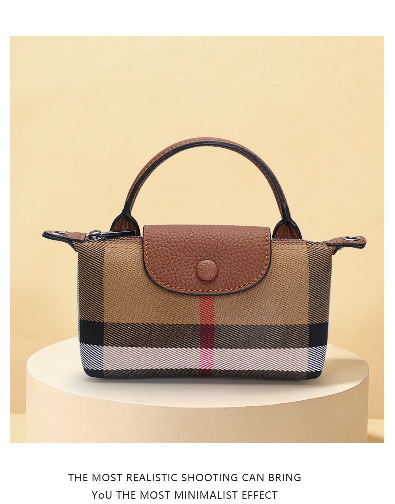 Statement Genuine Leather Crossbody Bag