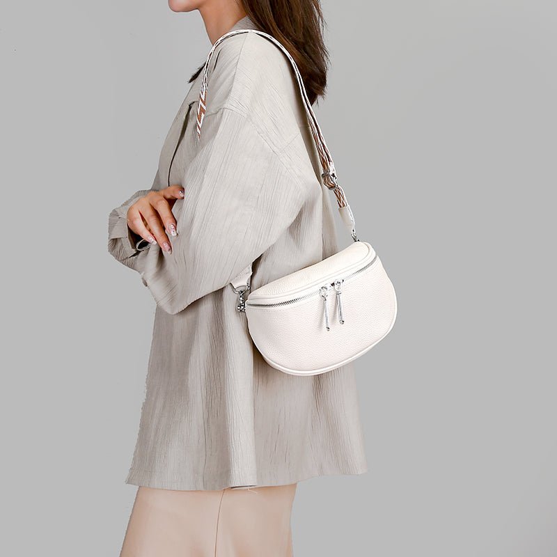 Leather Belt Bag with Mini Detail