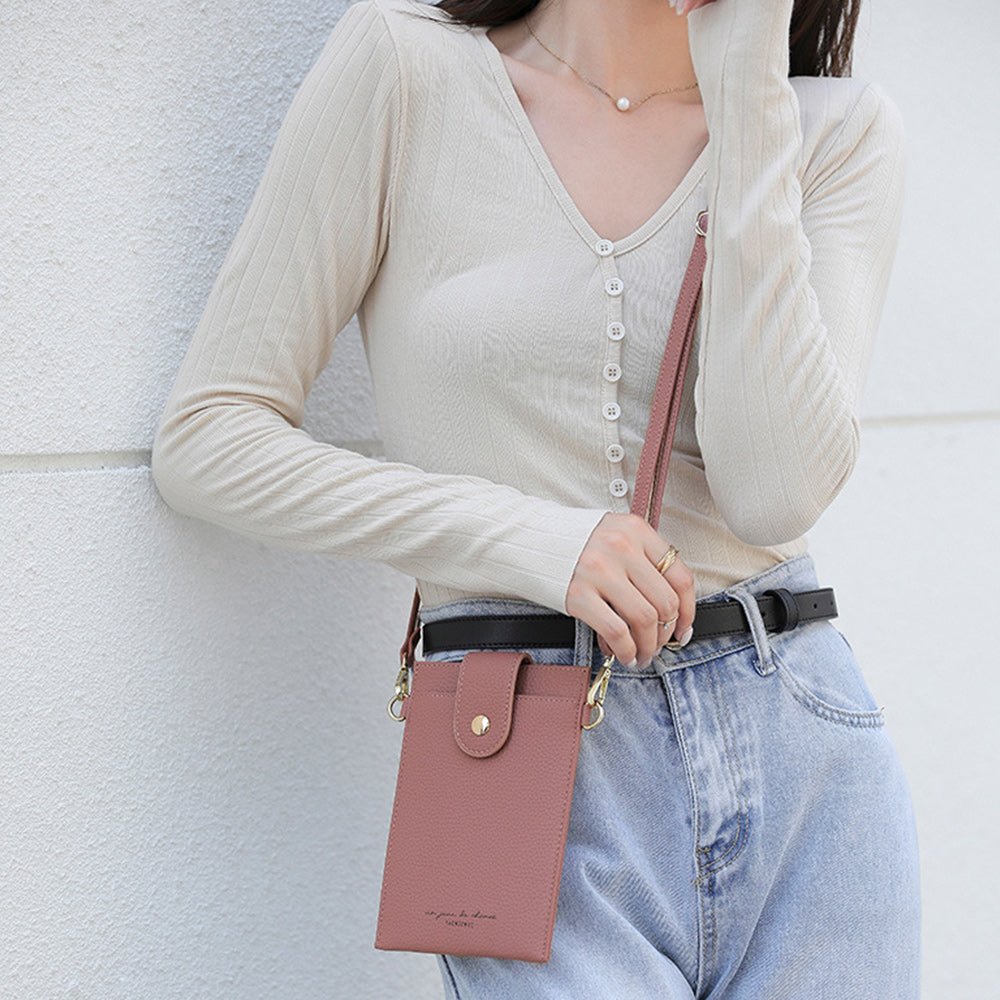 Mini PU Leather Phone Bag
